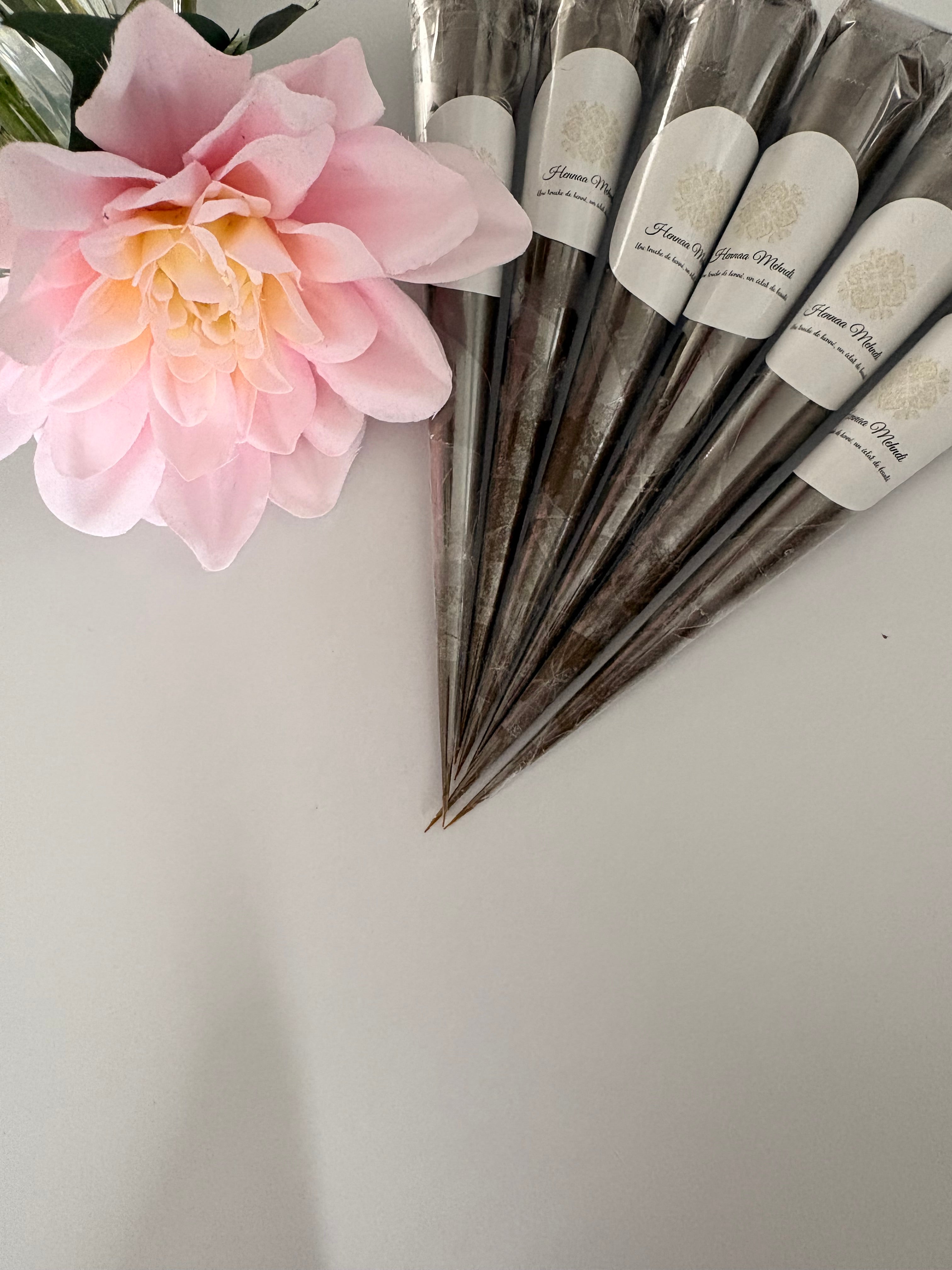 6 cônes de henné naturel