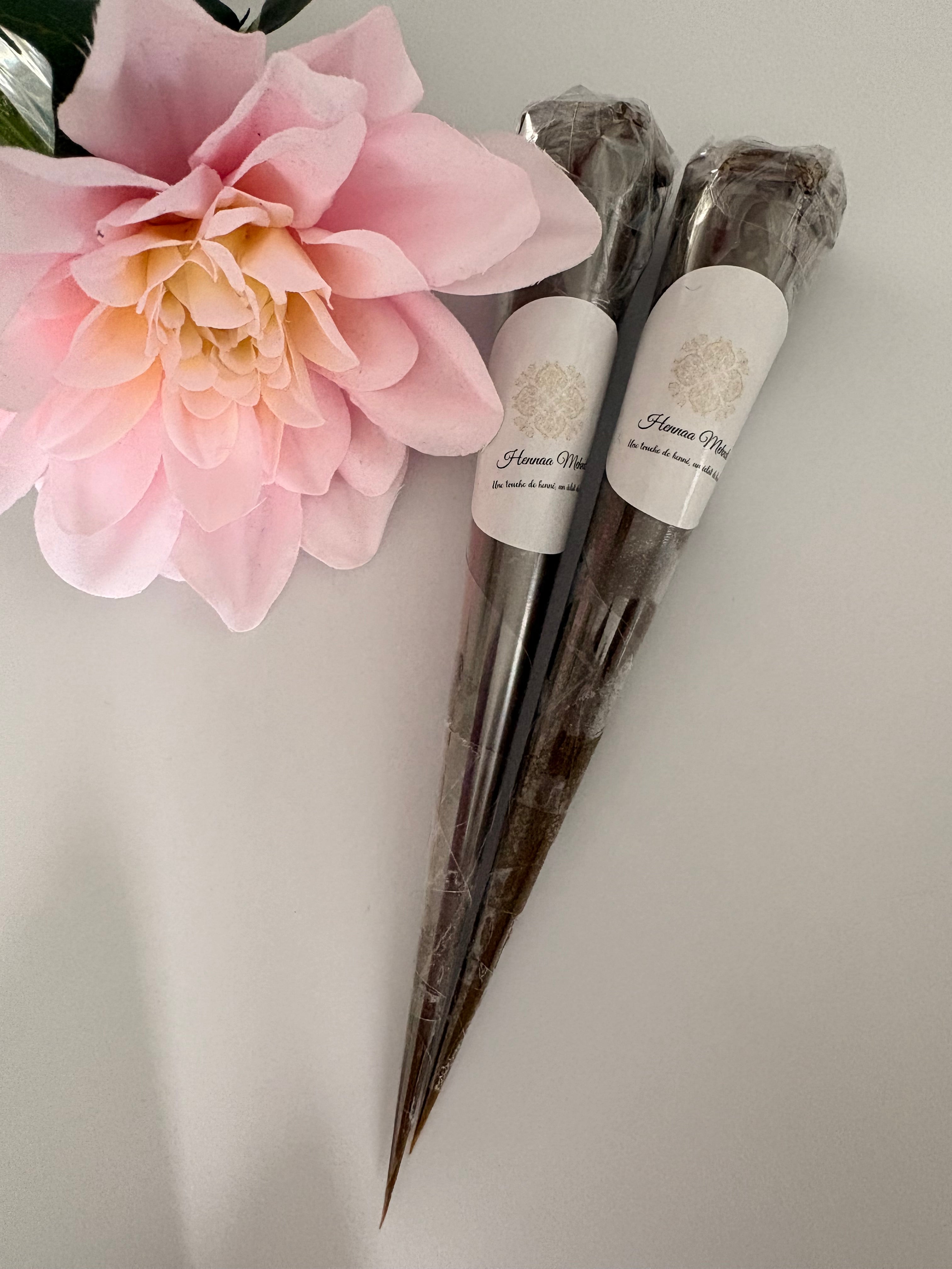 2 cônes de henné naturel